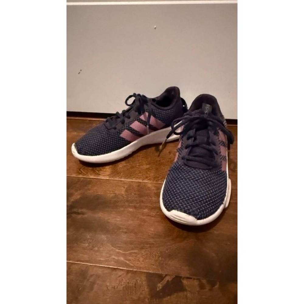 Adidas Racer TR21 Navy Blue Mauve Pink Mesh Sneakers FX7273 Kids Size 2